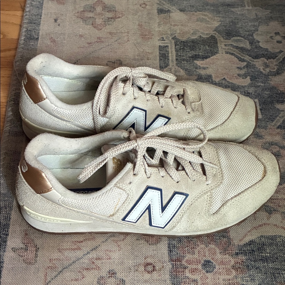 New Balance Women's Beige and Brown Athletic Shoes